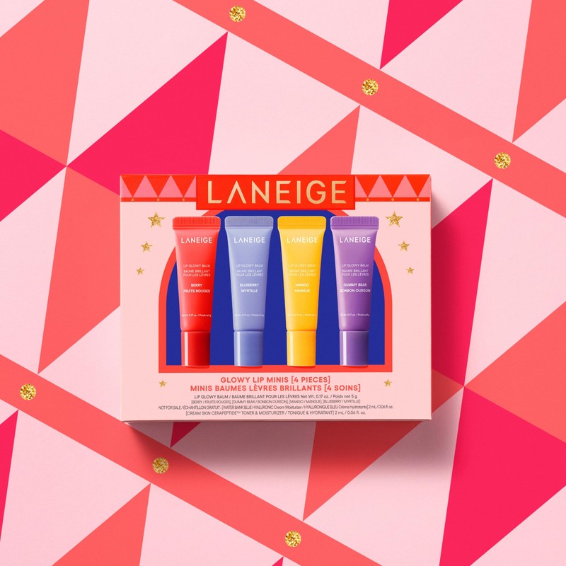 Laneige Lip Growi Balm Mini Kit N Holiday Limited Gift