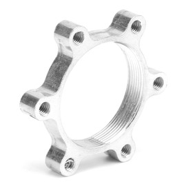VGEBY 6 Bolt Flange Adapter, 48mm / 44mm Bicycle Freewheel Threaded Hubs Disc Brake Rotor Bike Seat Conversion Adapter(48mm)