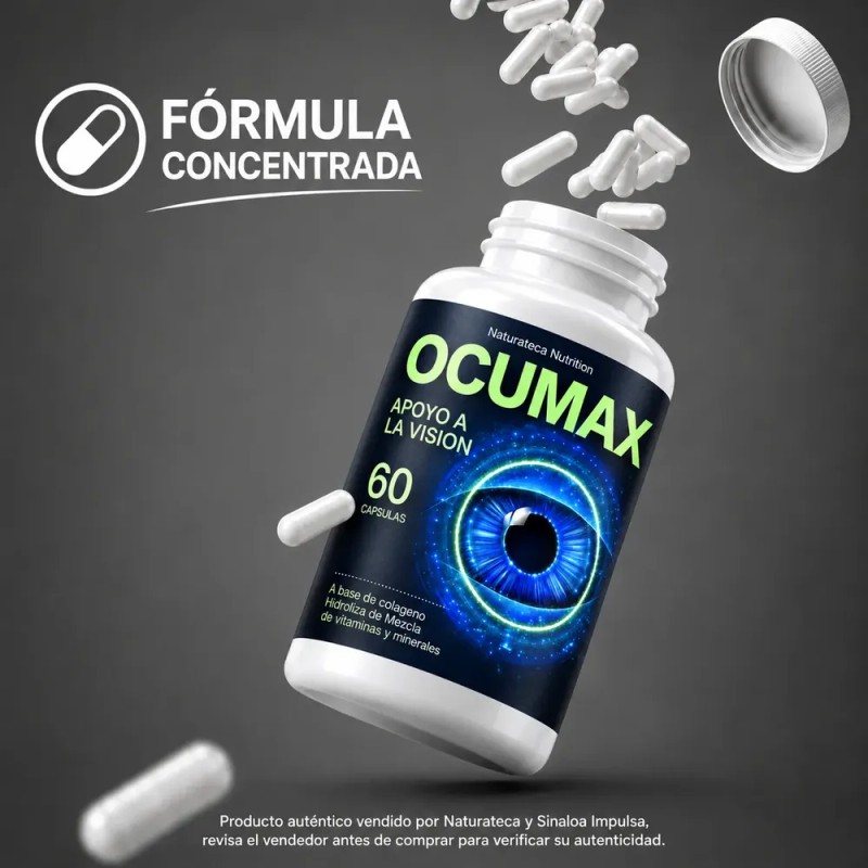 Ocumax 120 Cápsulas Luteina Zeaxantina Vitamina A Zinc