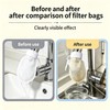 BOXOB 50uds Grifo Filtro Bolsas para Cocina Fregadero & 10