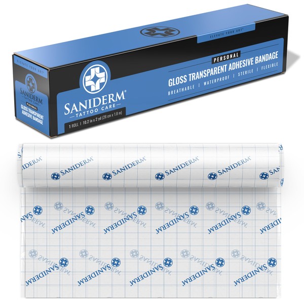 Saniderm Saniderm Original Tattoo Aftercare Bandage (Personal Roll, 10.2 in