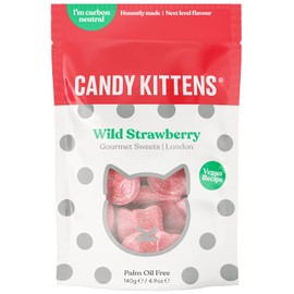 CANDY KITTENS Wild Strawberry Sweets, 140 GR