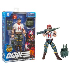 G.I. Joe Classified Series Figure, 6" Figure with Accessories - Tiger Force David L. Bazooka Katzenbogen - F4756 - Hasbro
