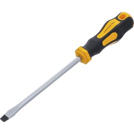 Kraftmann 7946-8 Slotted Screwdriver, Silver/Yellow/Black, 8 x 150 mm