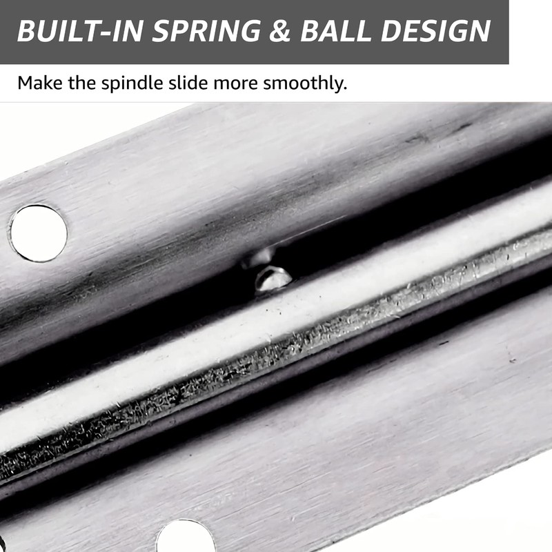 JelKen 2 Pack Door Lock Bolts 4"(100mm), 304 Stainless Steel