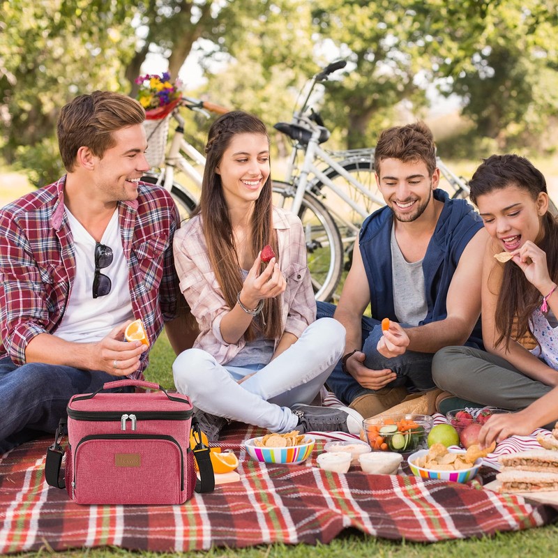 Lifewit Insulated Cooler Bag, Reusable Lunch Bag, Portable Cool Box,