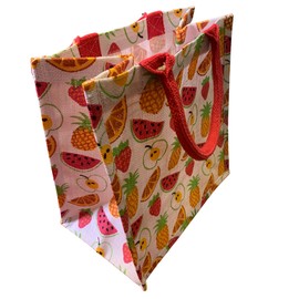 Fairtrade Eco Jute Shopper Bag (Fruit)
