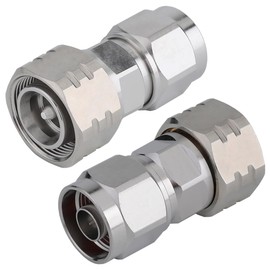 RFetomax 4.3/10 Mini DIN Male to N Male Adapter Pack of 2