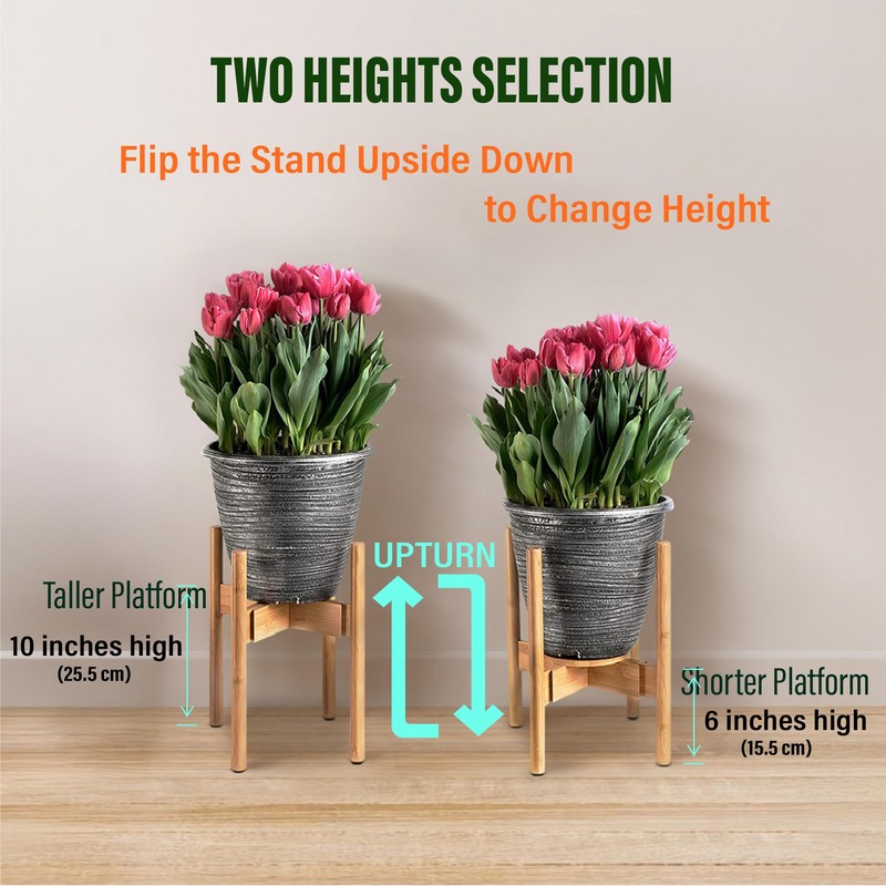 ZPirates Plant Stand for Indoor - Adjustable Sideways to fit