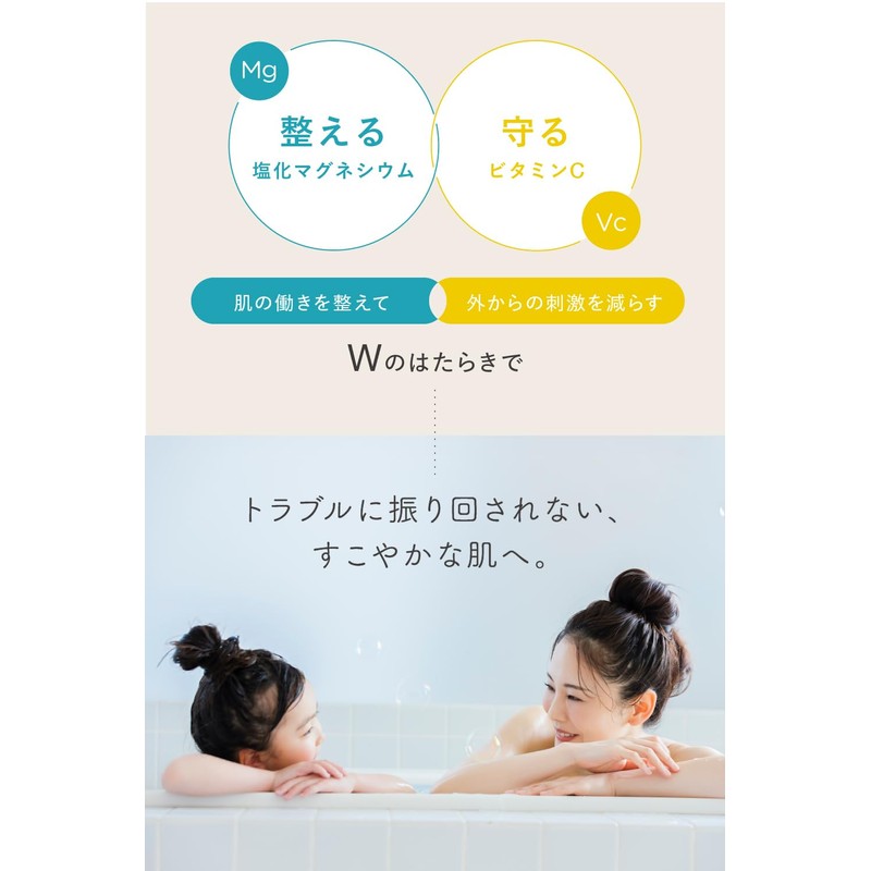 Chlorine Removal, Bath Solution, Vitamin C, Magnesium Chloride, 100% Natural