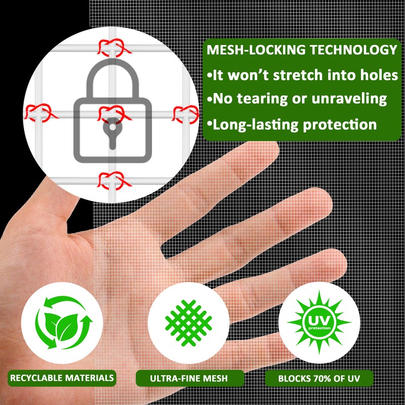 ESOHOT Garden Netting 10x33Ft Mesh-Locking Technology Plants Cover Thicker Durable
