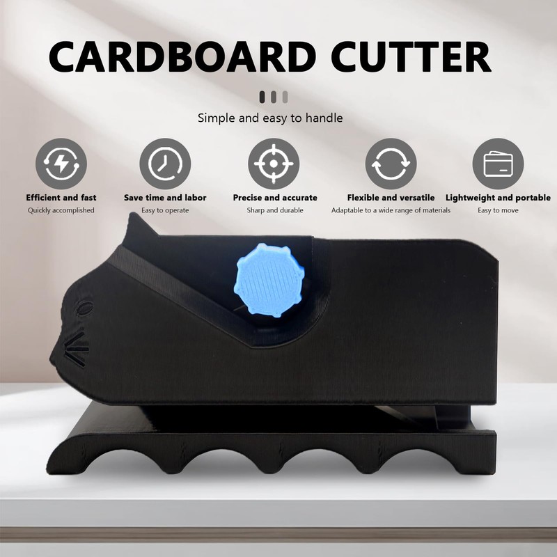 Dongcill Cardboard Cutter for Cat Scratchers, Printed Cardboard Cutter, 3D