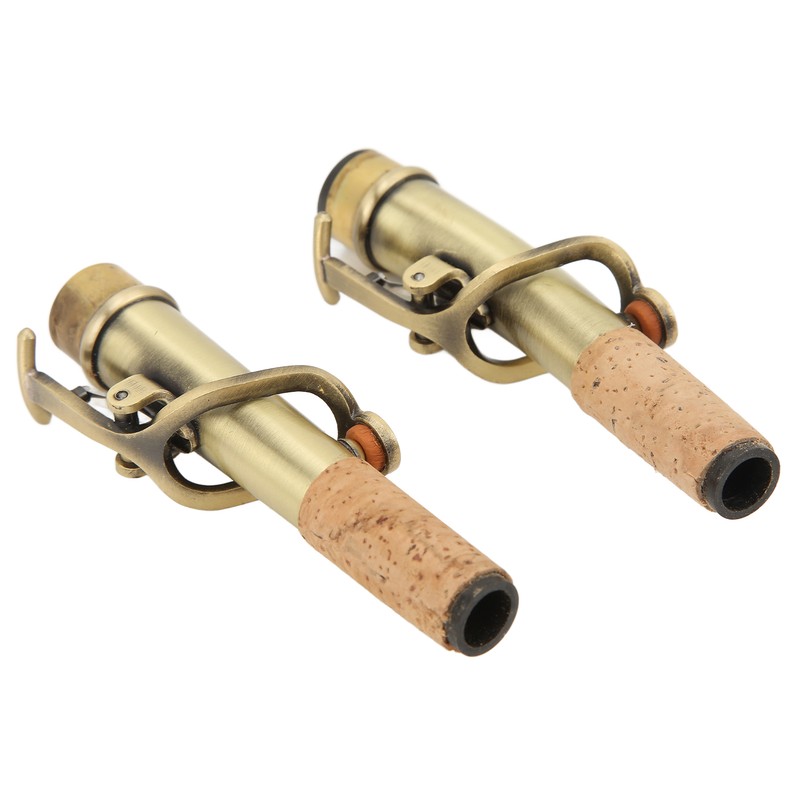 2Pcs Saxophone Neck Metal Straight Curved Accessory Replacement Set Kit