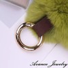 AVANCE Women's Fur Charm, Strawberry, Fruit, Avocado, Key Ring, Cute,