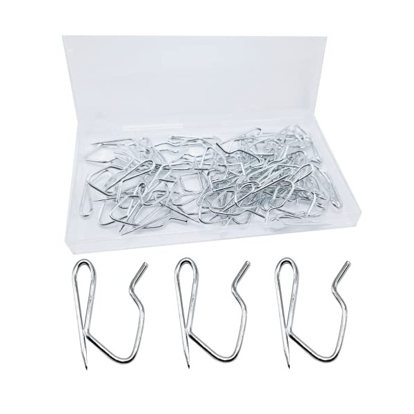 Curtain Hooks Metal Curtain Hooks Drapery Pin Hooks for Window