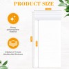 Miraclekoo 100 Pcs Popsicle Bags, Clear Self Sealing Cellophane bag