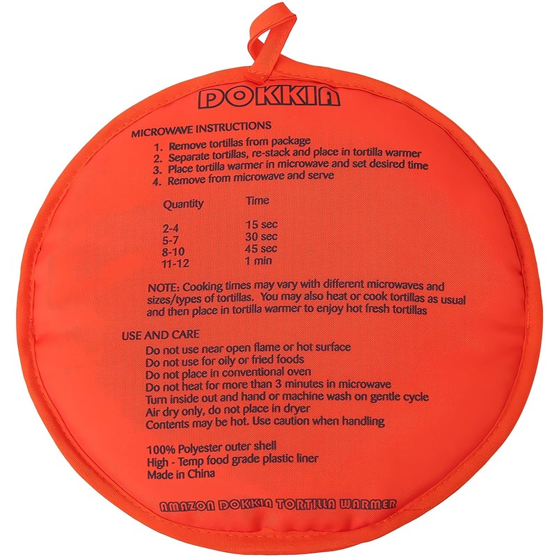 DANLCUPL 12 Inch Tortilla Warmer Taco, Insulated Cloth Pouch -