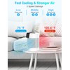 Portable Air Conditioner Fan, Portable AC & Humidifier with 3-Speed,