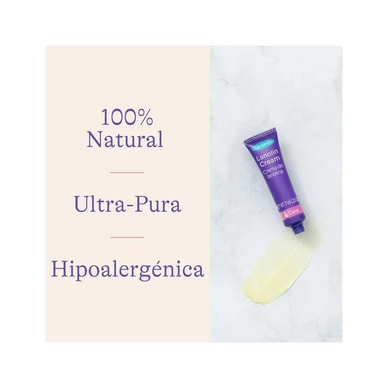 Mini Crema Lanolina Pezón Lactancia Materna 7gr Alivio