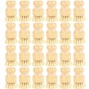 24 Pack Bamboo Dish Scrub Brushes Set Kitchen Brushes Scrubber