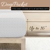 Linen Market Double-Brushed Patterned Microfiber Full Sheet Set 4 Piece