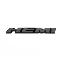 New Oem Mopar 15-16 Dodge Challenger Gray Black Hemi Fender Emblem Badge Nameplate 68292587AB