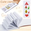 Colarr 4 Pcs Mini Blank Comic Book Kraft Grid 7.3