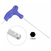 uxcell 1.5mm Ball End Hex Key T-Handle Wrench Spanner, Metric