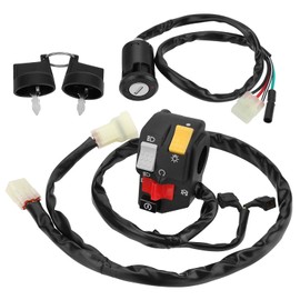 M MATI Handlebar & Key Switch for Honda TRX400EX 400EX Sportrax 1999-2004 35020-HN1-000 35100-HN1-000