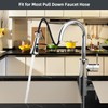 Hibbent Pull Down Spray Head for Kitchen Faucet, 3-Function Kitchen