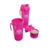 SmartShake Slim NEON PINK 500ml Multifunctional Protein Shaker