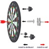 Dartboard Bracket Hanging Kit – Stainless Steel Wall-Mount Bracket with