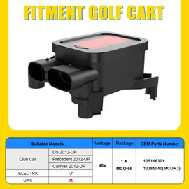 IOOBLBEI Golf Cart MCOR 4 Throttle Potentiometer for Club Car DS/Carryall/Tempo/Precedent, Club Car MCOR for 2012-UP Golf Cart, Replaces OEM#105116301,103850401(MCOR 3)