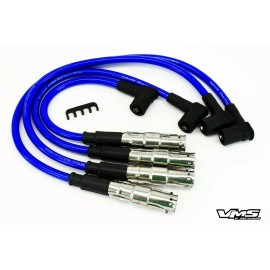 VMS RACING BLUE 10MM SPARK PLUG IGNITION WIRES FOR 99-01 VOLKSWAGEN VW JETTA 2.0