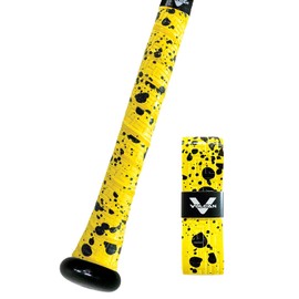 Vulcan | 0.50mm Bat Grip | Baseball/Softball | Yellow Splatter