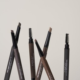 MACQUEEN NEWYORK Strong Auto Eyebrow Pencil - Hard Powder 0.35g Eyebrow Pencil Eyebrow Pencil Eyebrow Makeup Powder Korean Cosmetics (#01 Natural Brown)