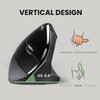 Perixx PERIMICE-713 Wireless Ergonomic Vertical Mouse - 800/1200/1600 DPI -