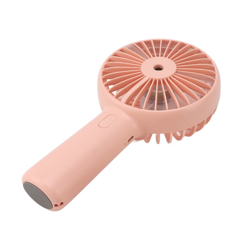 Handheld Misting Fan Quiet 2000mAh 3 Wind Speed 2 Spray