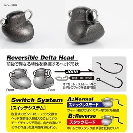 KATSUICHI DECOY DECOY DS-13 Switch Head, 0.2 oz (5 g), Weight