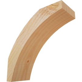 Ekena Millwork BRC04X10X10THR00RDF 4"W x 10"D x 10"H Thorton Rough Sawn Knee Brace, Douglas Fir