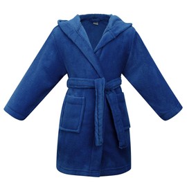 Simplicity Girls Long Cover Ups Baby Bath Cover Ups for Boys Girl Cover Ups Children Outdoor Pool Boys Cover Ups Size 6-7,Navy,4-6 Years