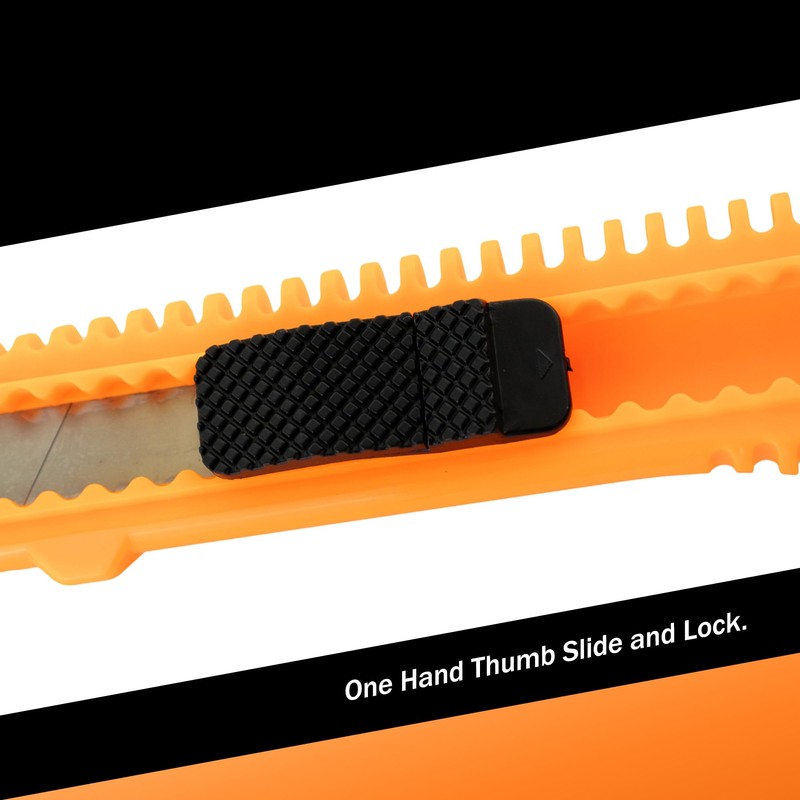 5x Bulk Utility Knife Box Cutters Snap Off Blade Neon