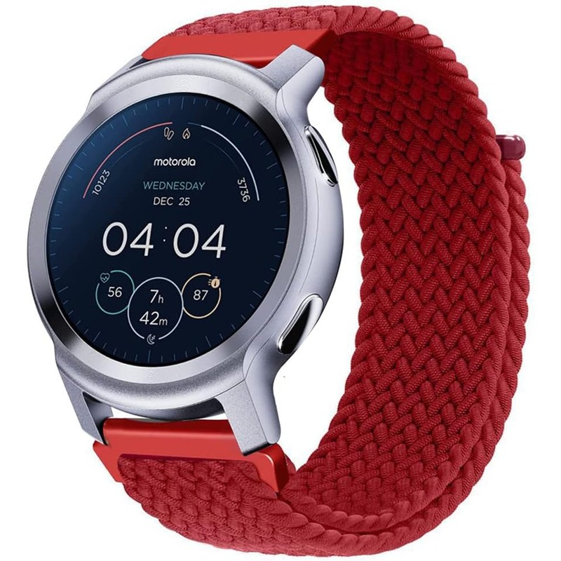 Correa Elástica Trenzada para Motorola Moto Watch 100 - Banda