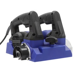 1300W High Efficiency Portable Roller Planer with Cable, Electric Wall Planer Power Hand Planer Plane Width: 15cm/5.91in (Blue+Black)