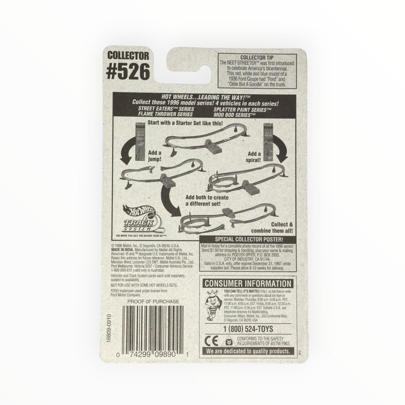 #526 Neet Streeter Basic wheels Medium HW logo Condition Mattel