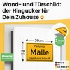 DankeDir! Malle Party Island Sign 30 x 20 cm Funny
