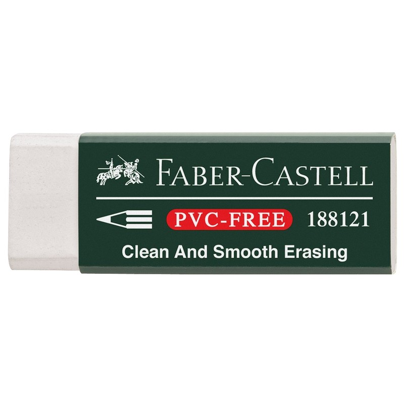 Faber-Castell Eraser/Rubber, 5 Radierer, 1