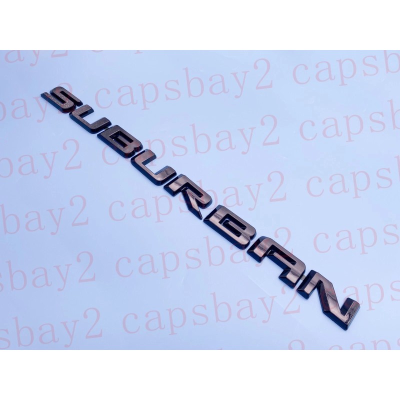 CAPBAY Overlay Emblem for 2021+ SUBURBAN Door Tailgate LT Badge