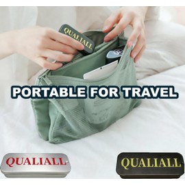 QUALIALL Travel Floss Picks Case, Mini Sealed Sliding Box, 10 Packs