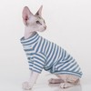 PUMYPOREITY Sphynx Cat Clothes - Soft Hairless Shirt With Sleeves,